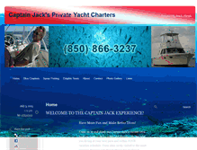 Tablet Screenshot of captainjacksprivateyachtcharters.com